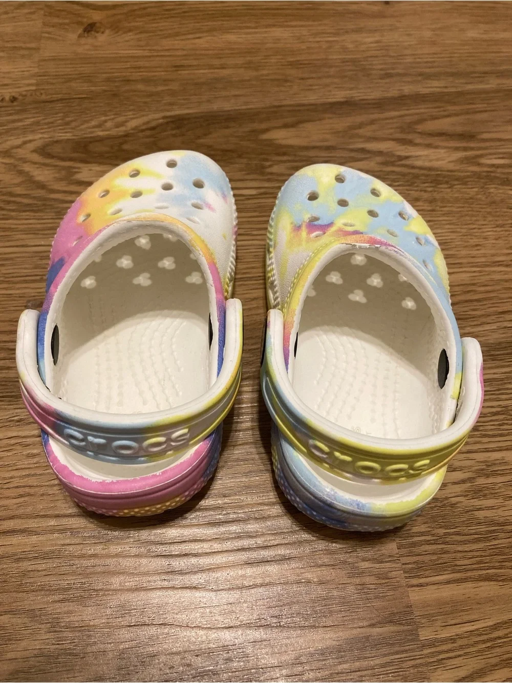 CROCS Toddler Size 5c — Pastel Tie-Dye